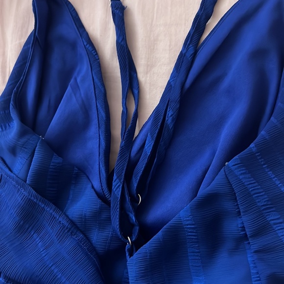 Classy Navy Blue Romper - Picture 6 of 7